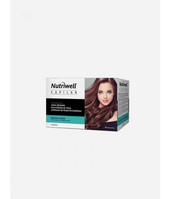 Nutriwell Capilar - 60 Cápsulas - Farmodietica